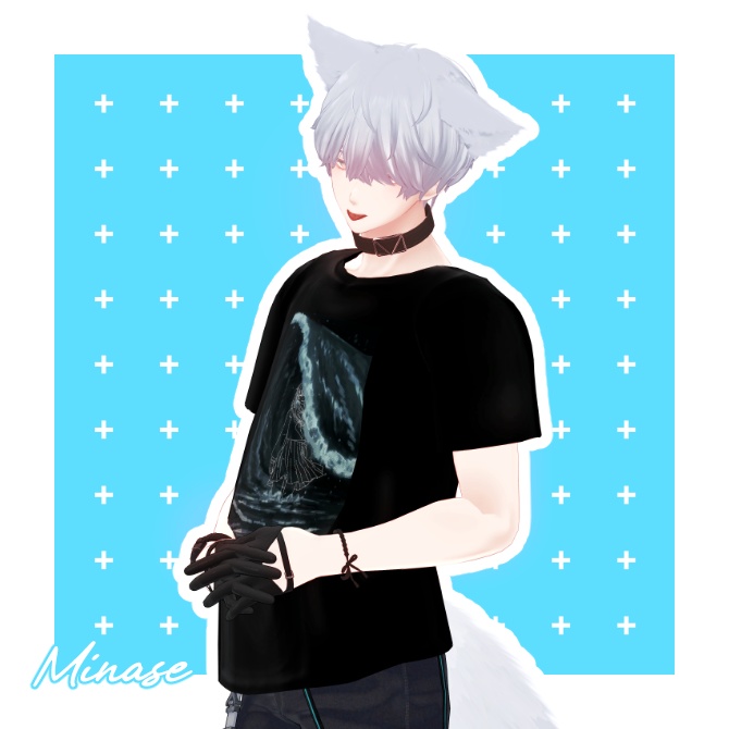 【無料】FRONT ART T-SHIRT【5アバター対応】