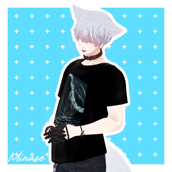 【無料】FRONT ART T-SHIRT【5アバター対応】
