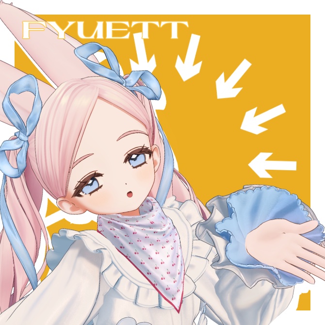 【無料】首巻きバンダナ【7アバター対応】