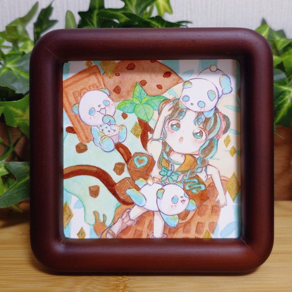 イラスト原画チョコミント🍫🌿