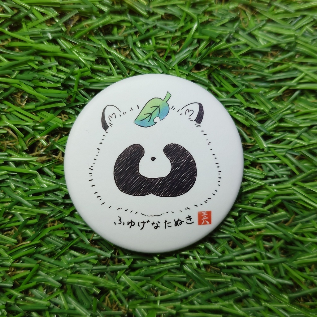 ドローイング風缶バッジ