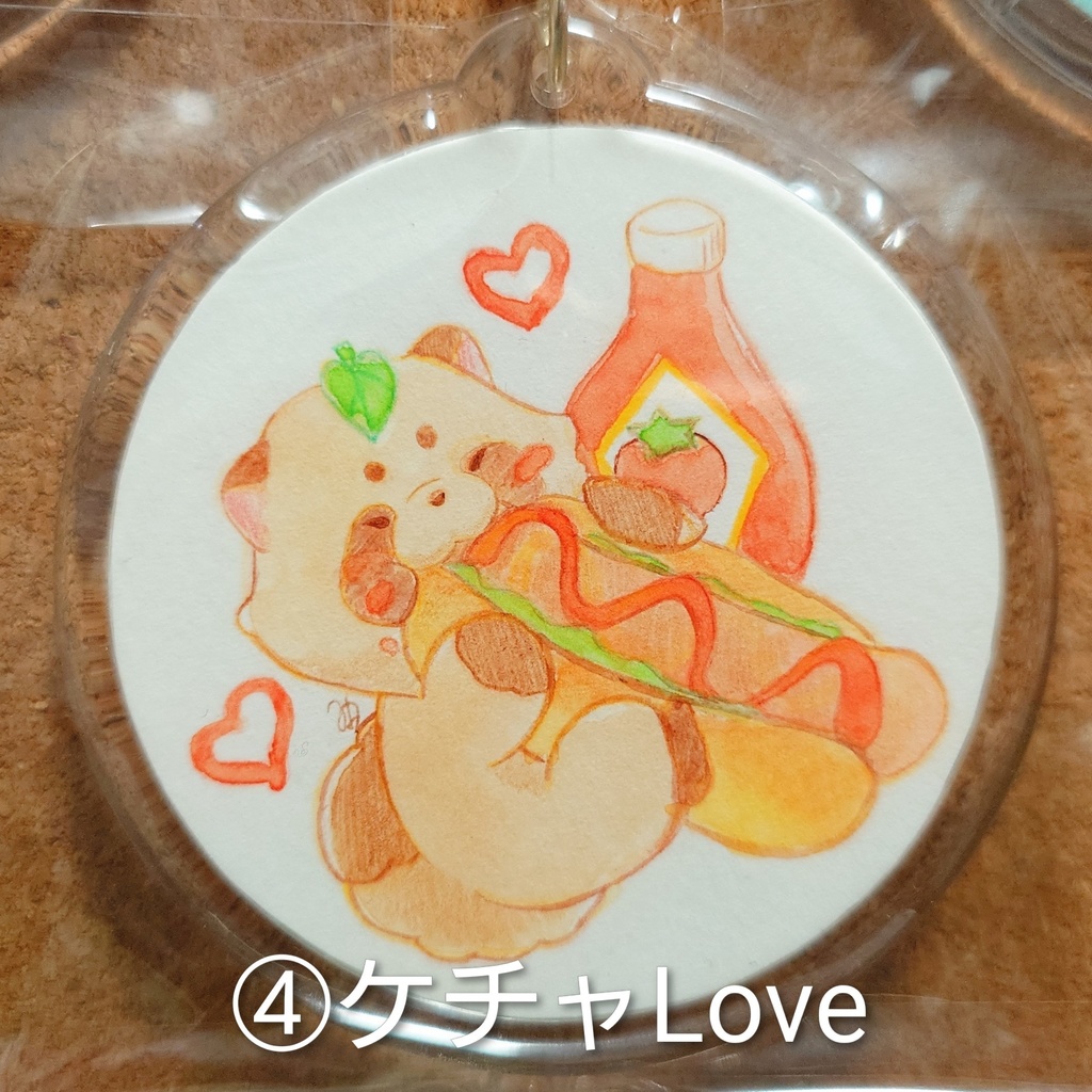 原画キーホルダー(丸)