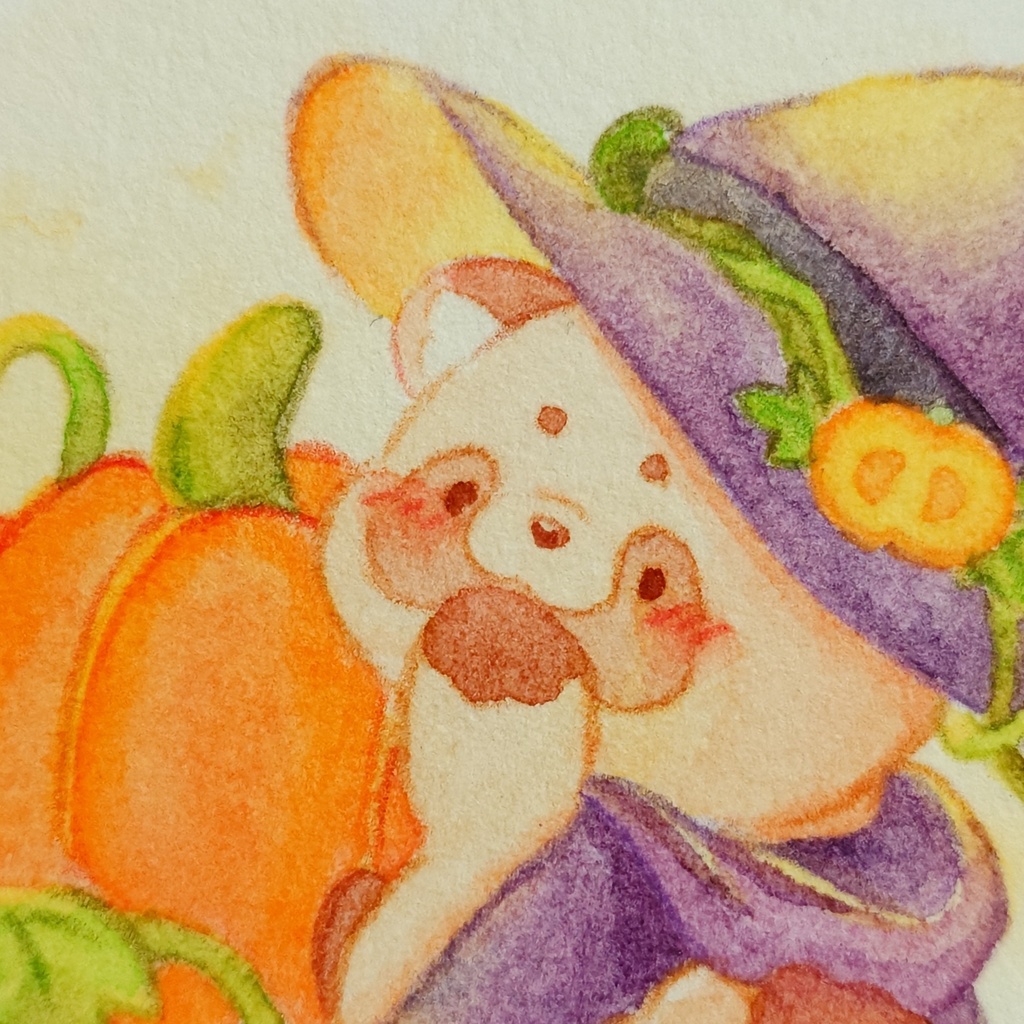 フレームレスハロウィン原画🎃