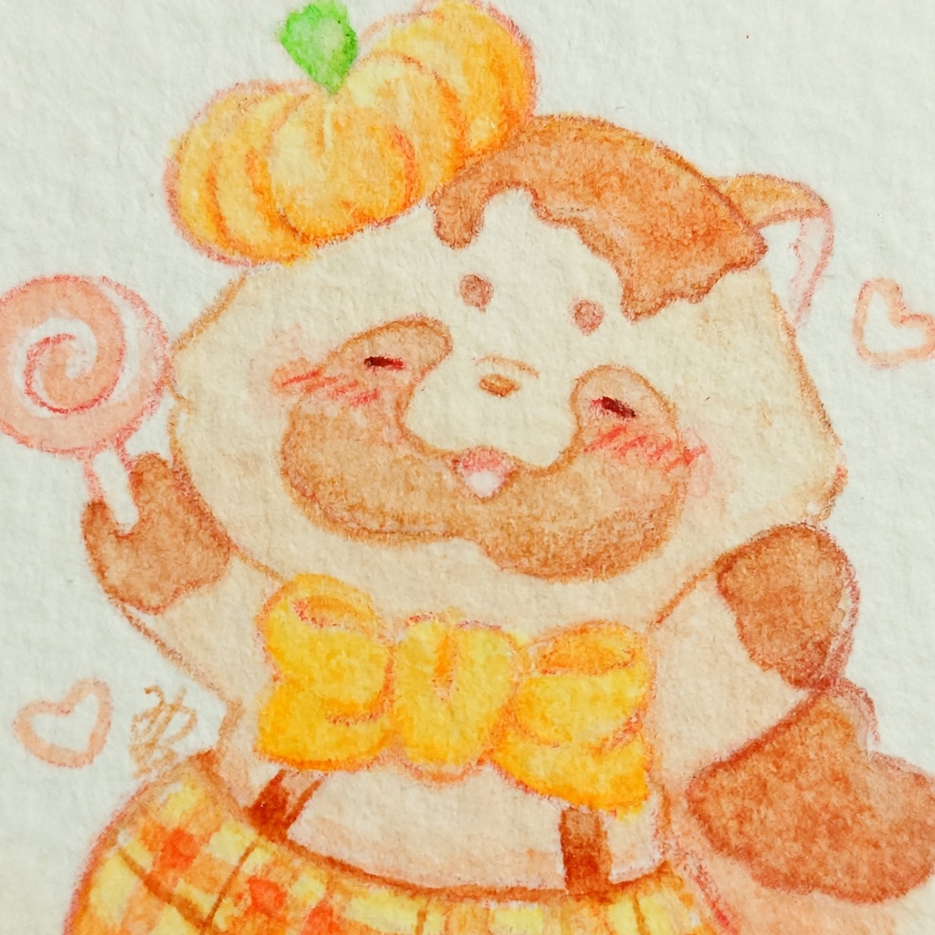 フレームレスハロウィン原画🎃