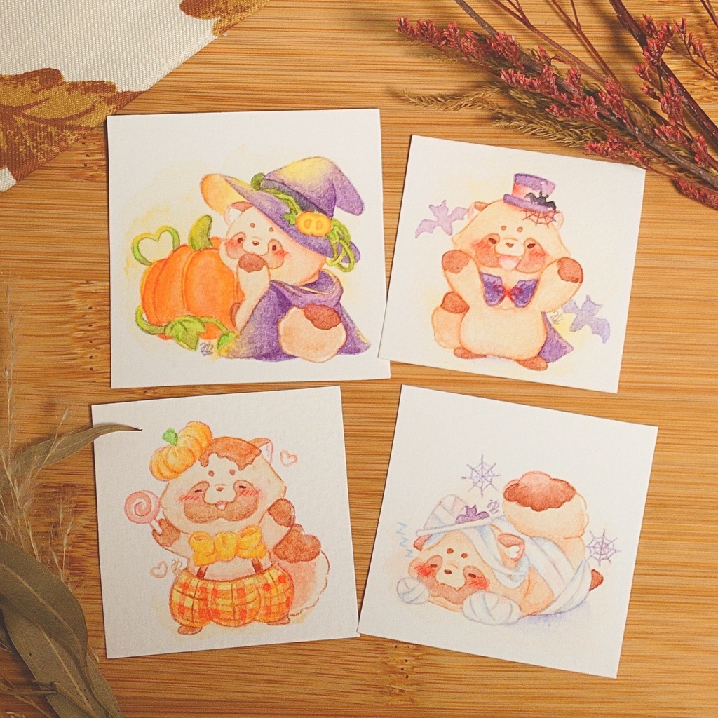 フレームレスハロウィン原画🎃