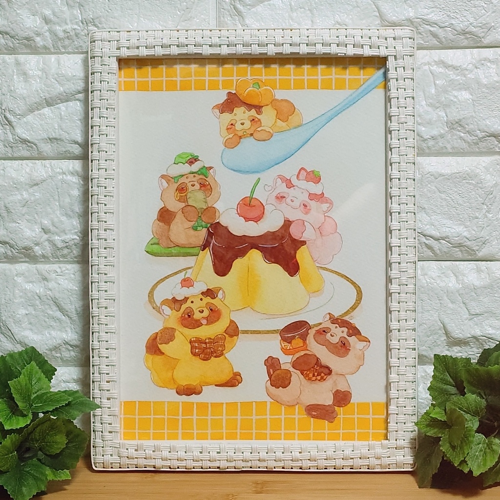 額装原画🍮『一緒に食べよ!』