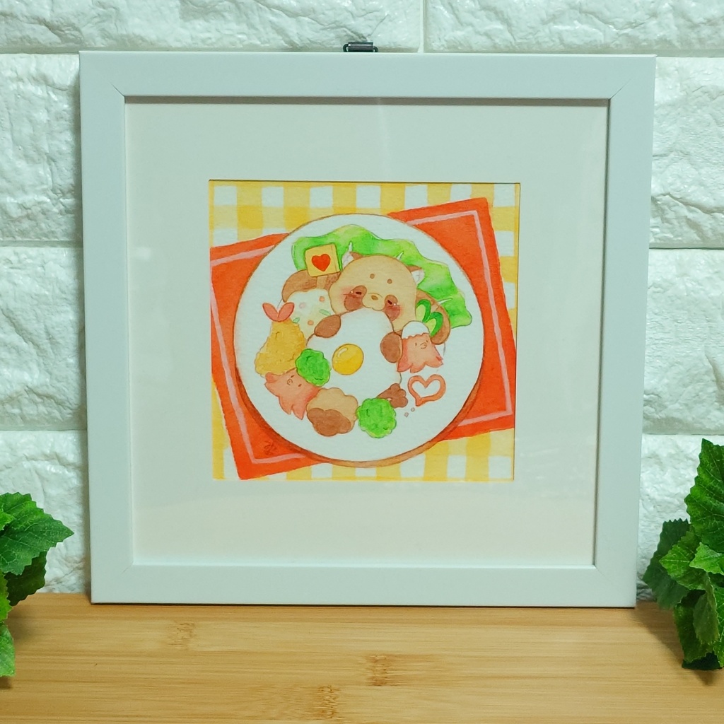 額装原画『Morning!』