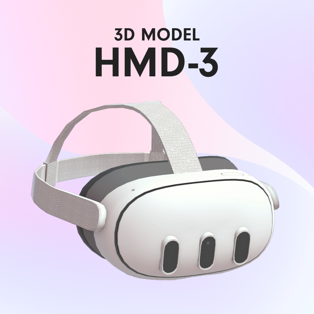 【3Dモデル】HMD-3【無料版 / MA対応版】
