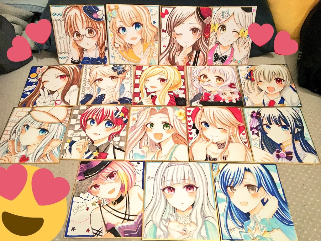 【一点物】オーダーフルカラー色紙