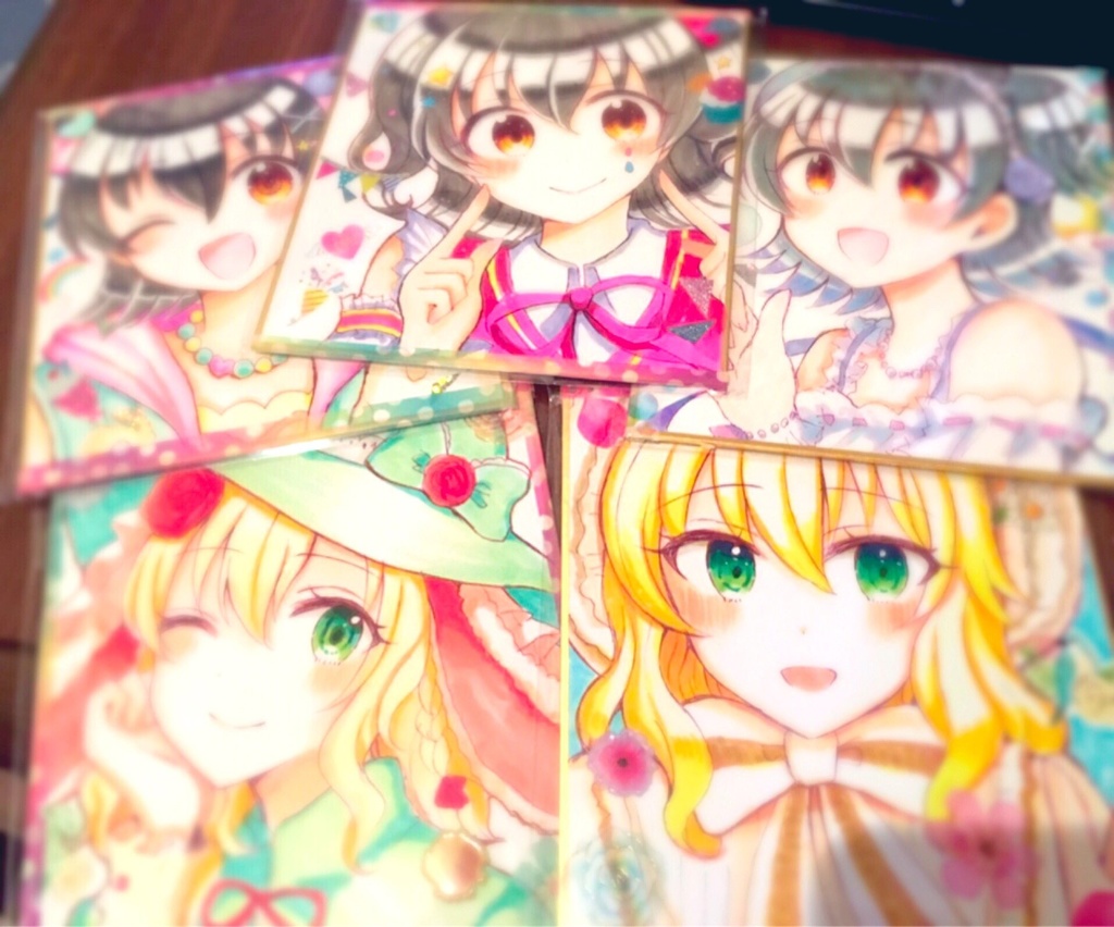 【一点物】オーダーフルカラー色紙