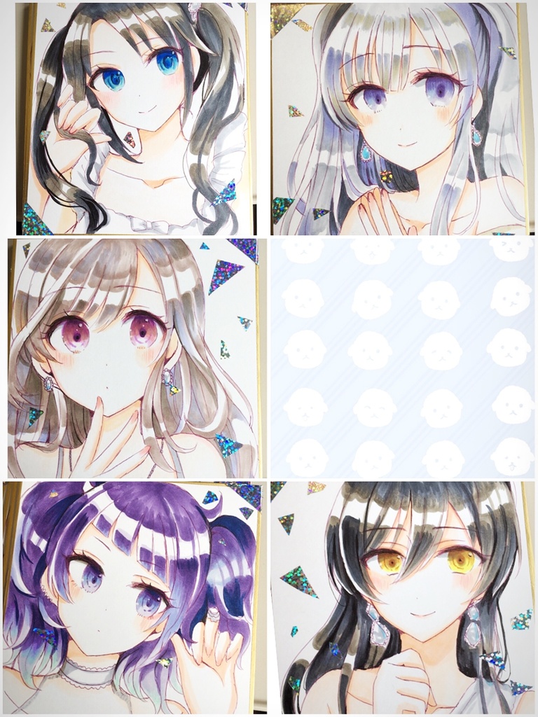 【一点物】オーダーフルカラー色紙