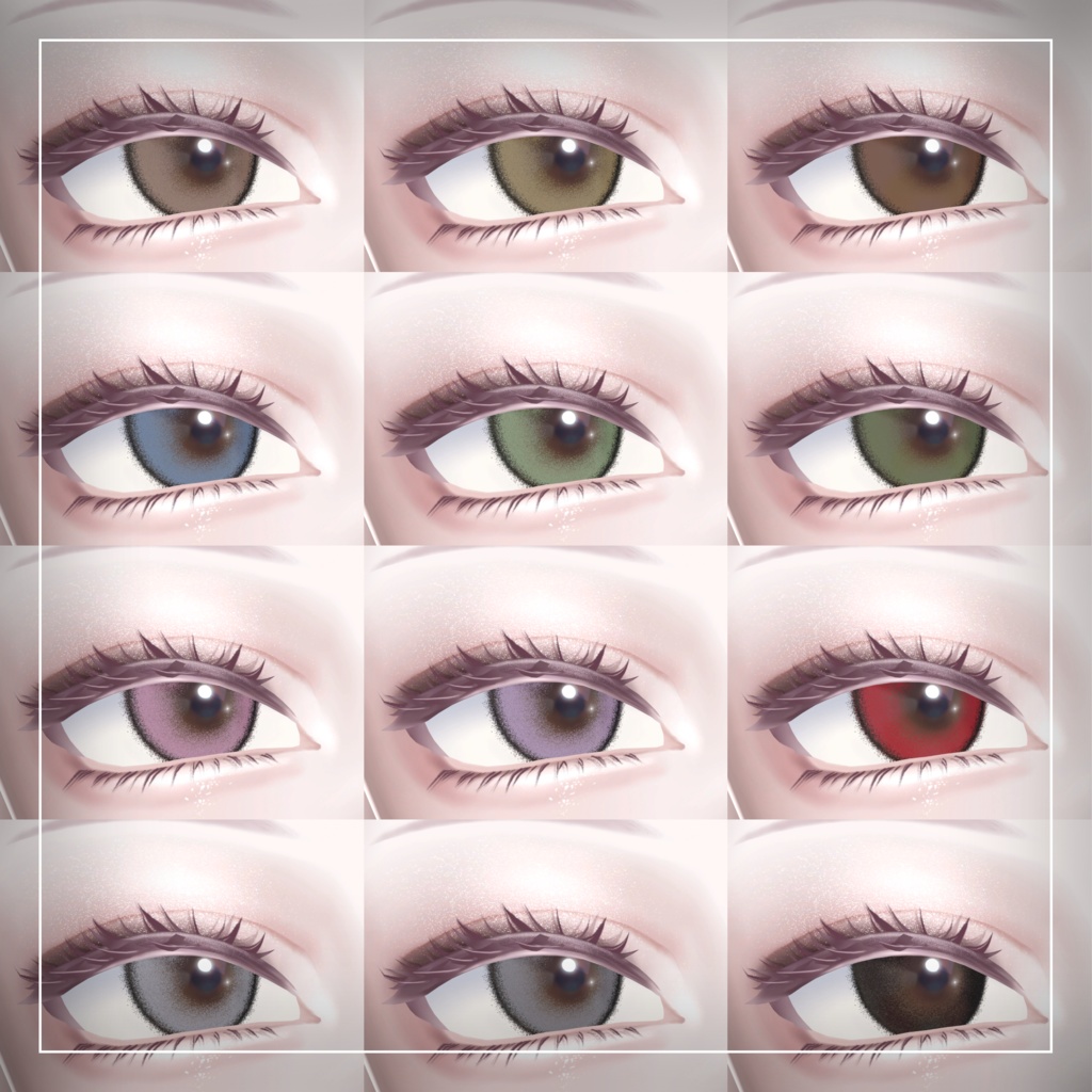 【Shinra/森羅専用 】リアル風メイク Makeup & Eyes & body texture