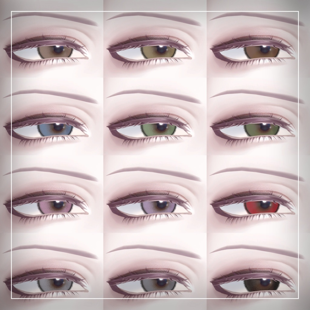 【Minase/水瀬専用 】リアル風メイク Makeup & Eyes texture