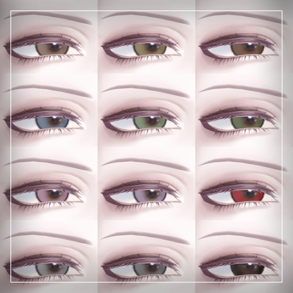 【Minase/水瀬専用 】リアル風メイク Makeup & Eyes texture