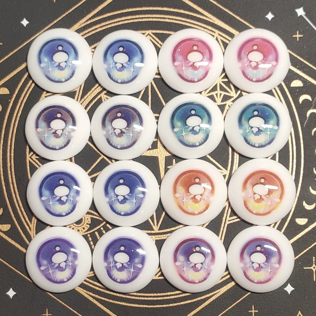 +Hedgehog+ eyes「星拾い瓶」デカールアイ ドールアイ