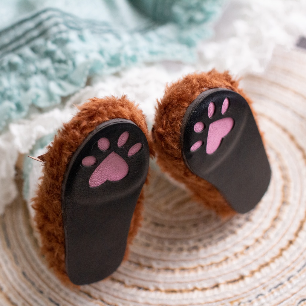 +Buubuu shop+ スリッパ ドール靴「Bear Slippers」MDD SDM サイズ