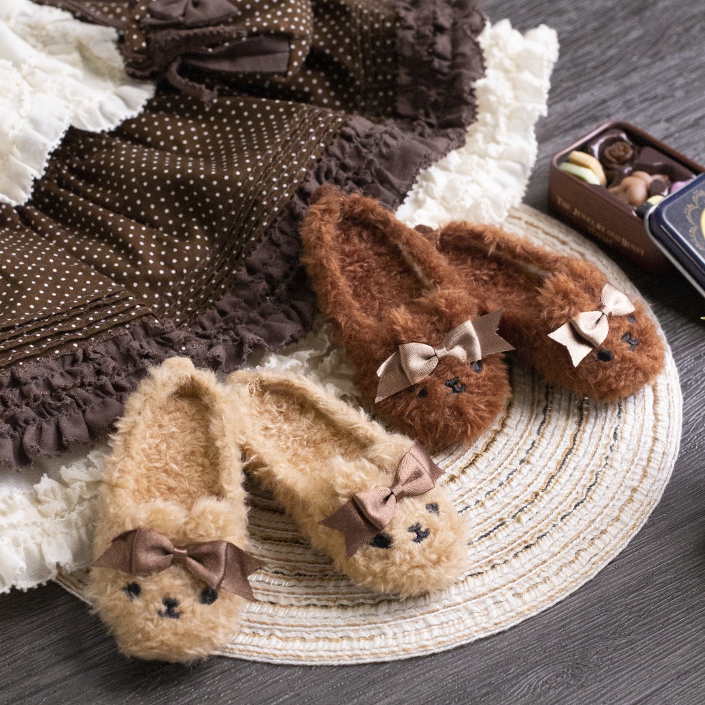+Buubuu shop+ スリッパ ドール靴「Bear Slippers」MDD SDM サイズ