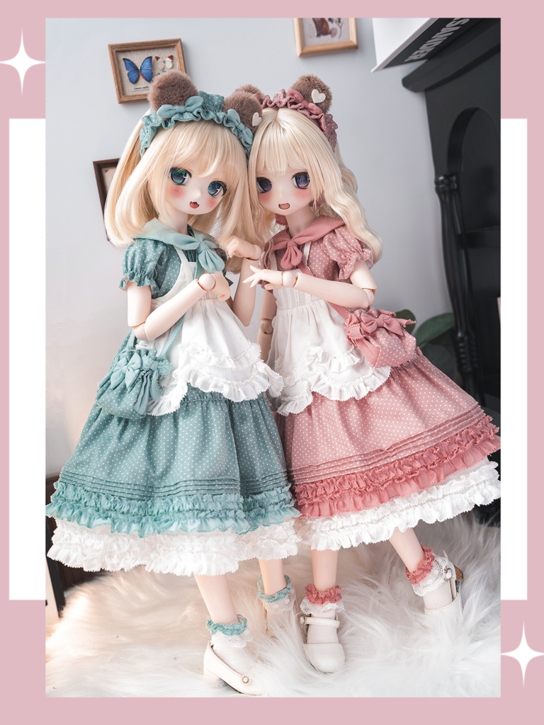 +Buubuu shop+「チュチュッくま」1/4DOLLサイズ MDDサイズ