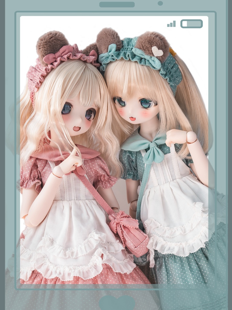 +Buubuu shop+「チュチュッくま」1/4DOLLサイズ MDDサイズ