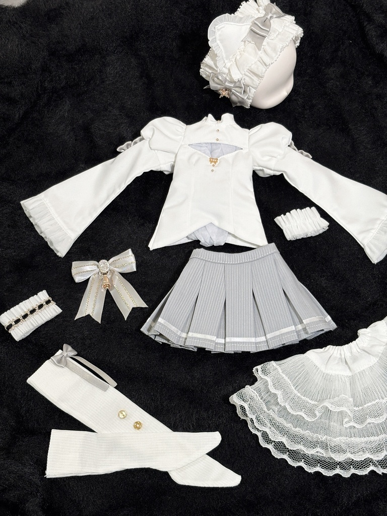 +Rika shop+「クリームポエム」SP ver.グレー 1/4 1/6 DOLLサイズ MDDサイズ