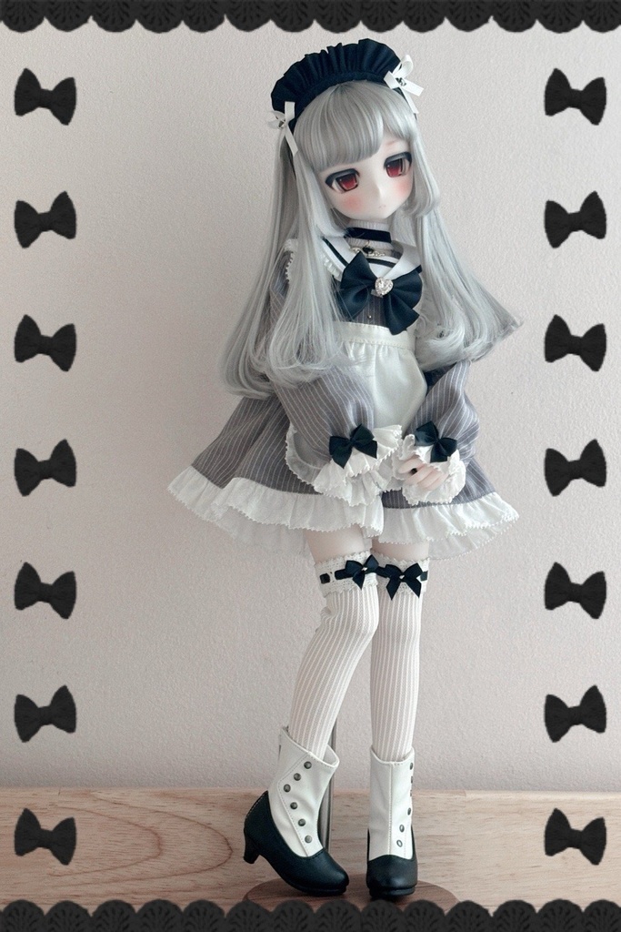 +Rika shop+メイドカチューシャ+エプロンセット MDDサイズ