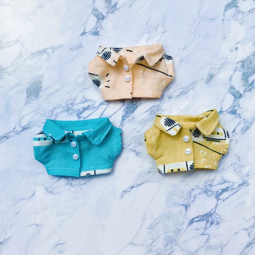 レトロ羽織シャツ ラジオ柄