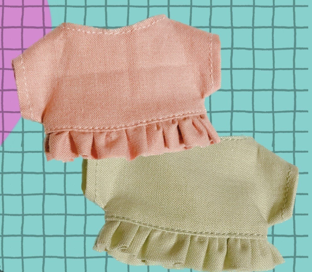 【6/5 22:45〜】12cmぬい 裾ペプラムT