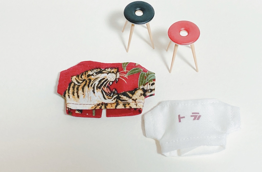 虎ジャケット+トラプリントT