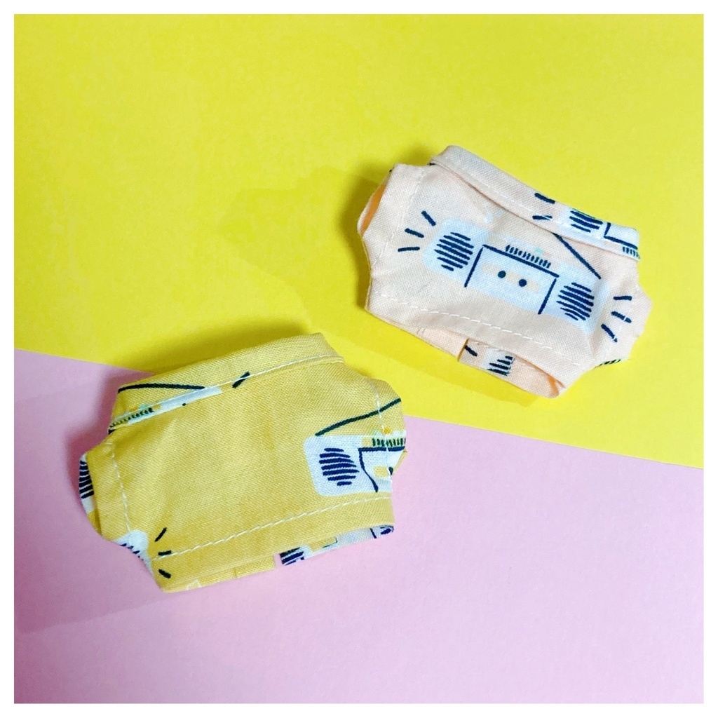 ラジオ柄羽織シャツ