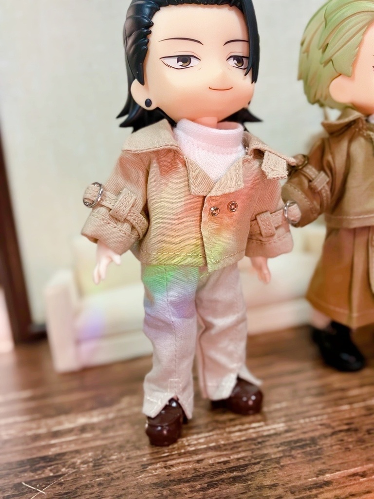 【8/6 21:00〜カフェラテのみ】 オビツ11用 マルチウェイコート 身長調整キット対応