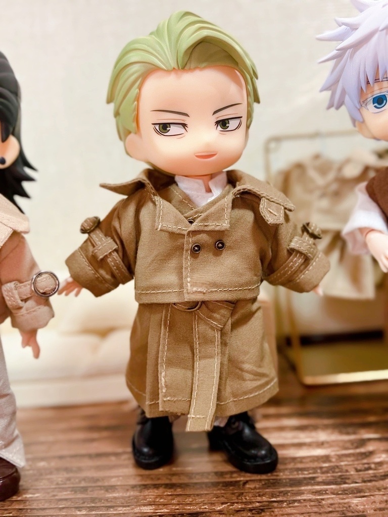 【8/6 21:00〜カフェラテのみ】 オビツ11用 マルチウェイコート 身長調整キット対応