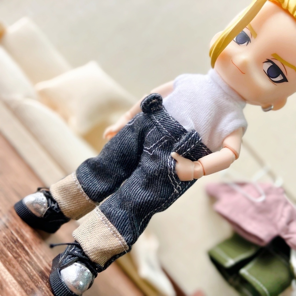 【2/26 20:42〜】オビツ11 ダブルステッチバギージーンズ