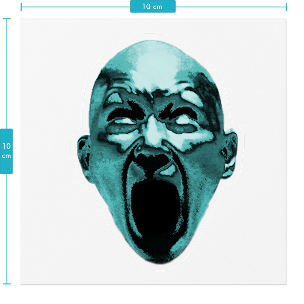 ブロンズガーゴイル(face)のステッカー