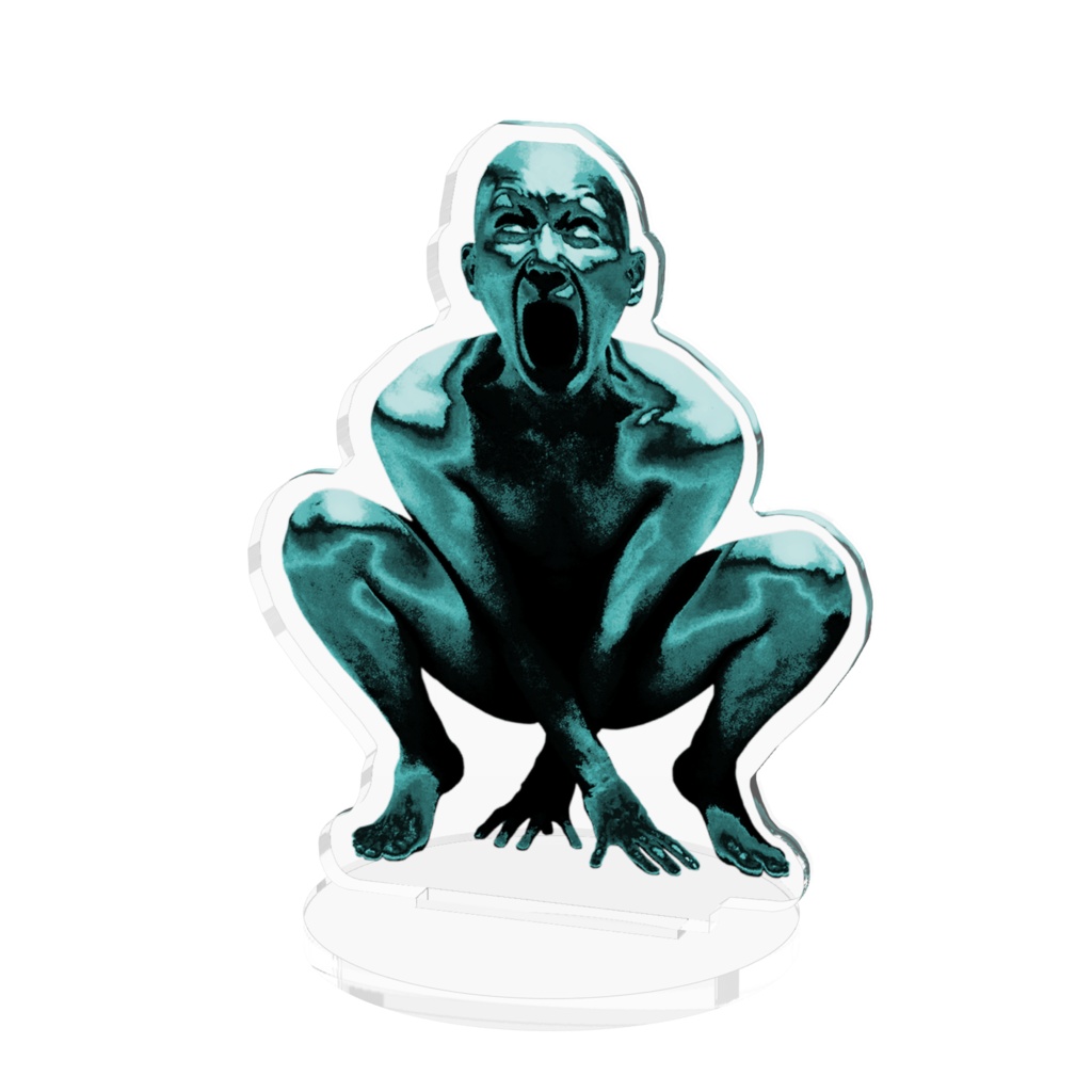 ブロンズガーゴイルのアクリルフィギュア