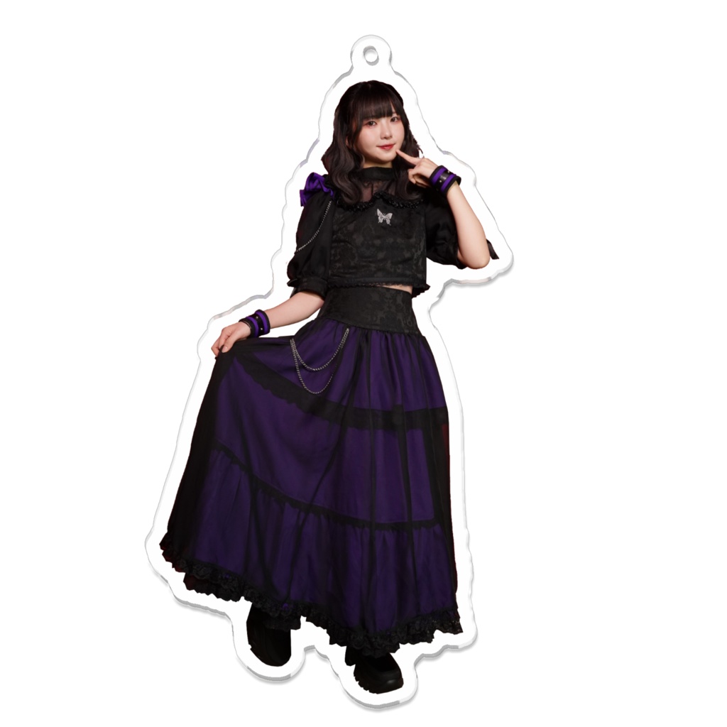 【紫吹りんね】新衣装アクリルキーホルダー