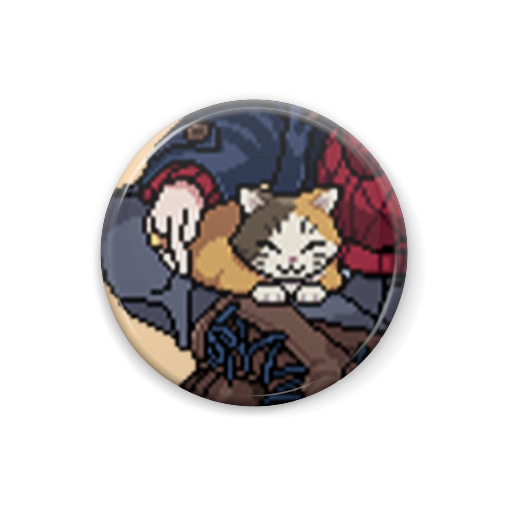 ［2026年誕生日グッズ］缶バッチ（猫様version）［小サイズ：25㎜］