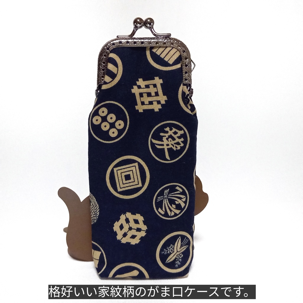 格好良い家紋柄のPloom TECH+ケース