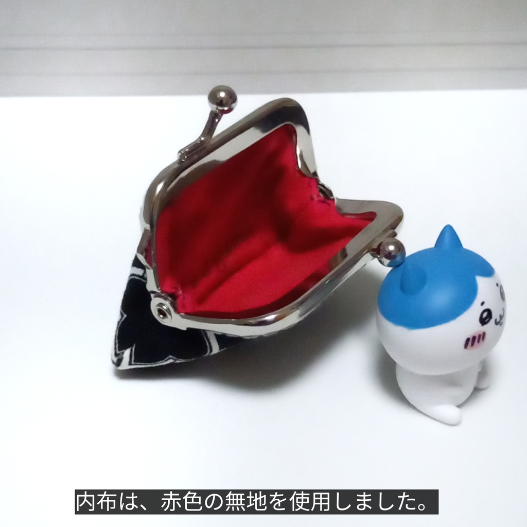 大人可愛い♪ダマスク柄モロッカン☆ ミニがまポーチ