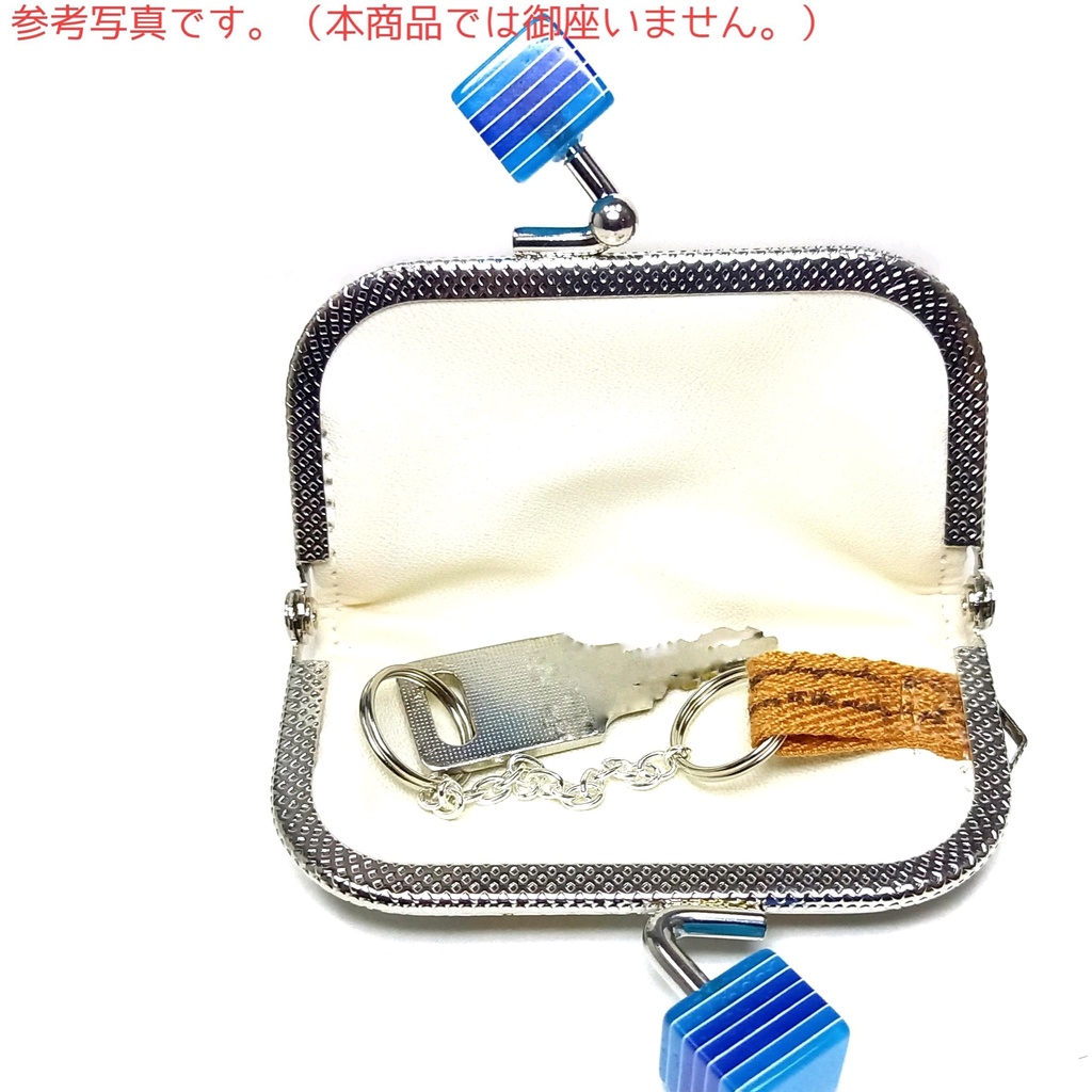 小さい鍵専用♪ ねこだらけ♪ ミニがまぐちキーケース②