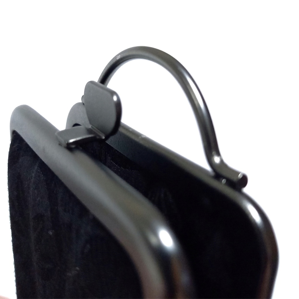 がま口 カードケース(スリム)シックな家紋柄