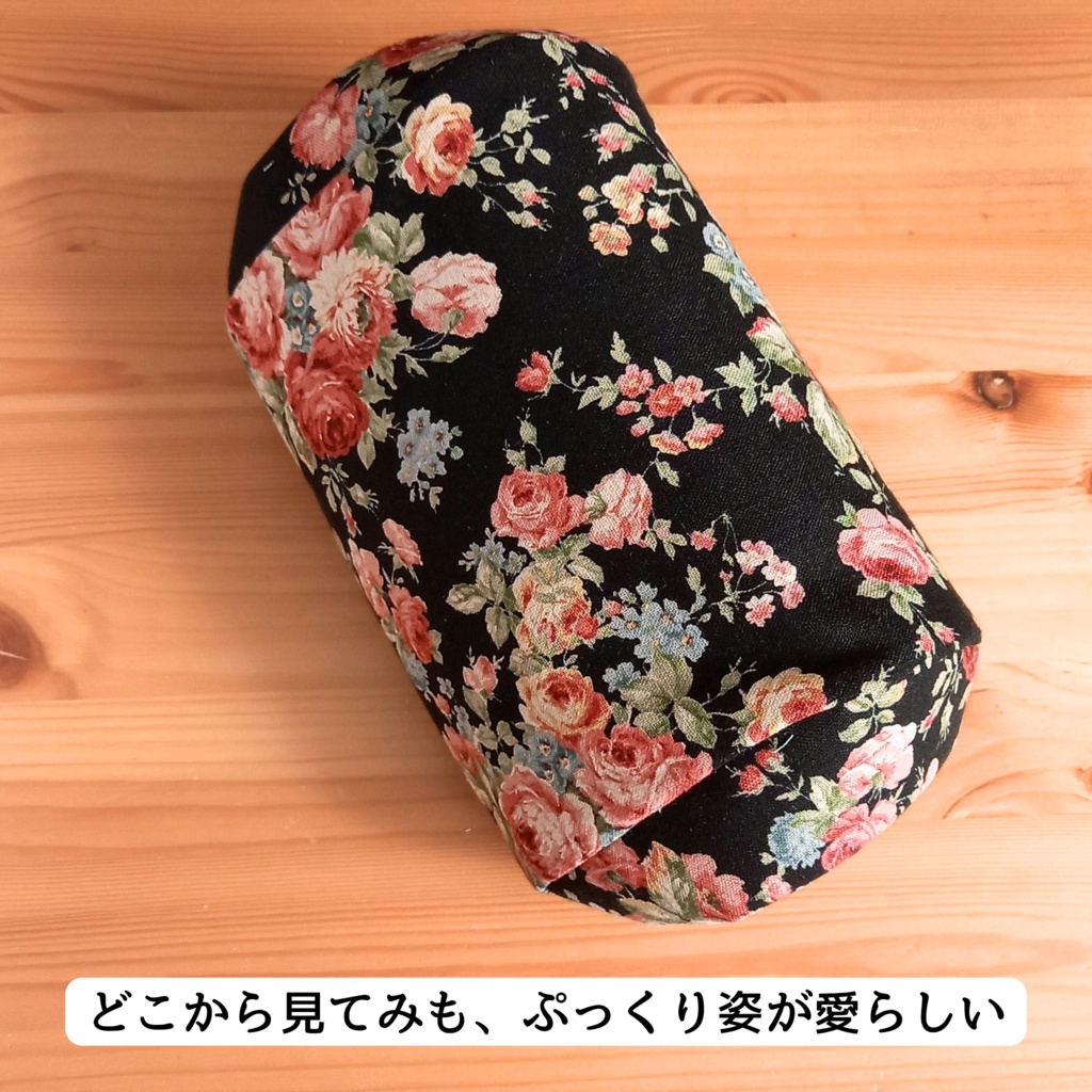【ぷっくりコロン♪取り出し楽々/マルチがま口ポーチ/大きめ/18㎝口金】最期の薔薇園、秘める記憶、色鮮やかに。|大人可愛いレトロ・ローズのがま口ポーチ |大容量|コスメポーチ|丸型ポーチ
