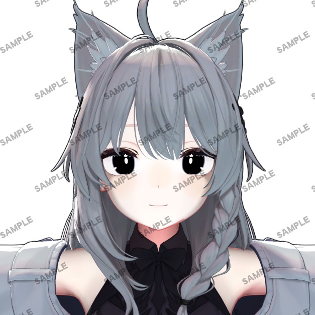 【無料/free】 真っ黒アイテクスチャ 【しなの対応-shinano Eye Texture-】