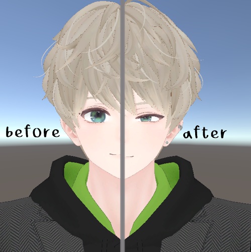 【日瑚(にこ)/Nico 専用】お兄さん顔ブレンドシェイプ【VRChat想定/表情追加】