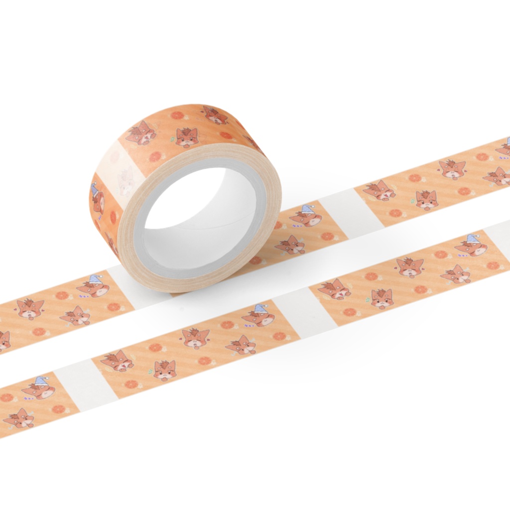〚オレンジっ狐〛テープ ＊ベイビーオレンジ