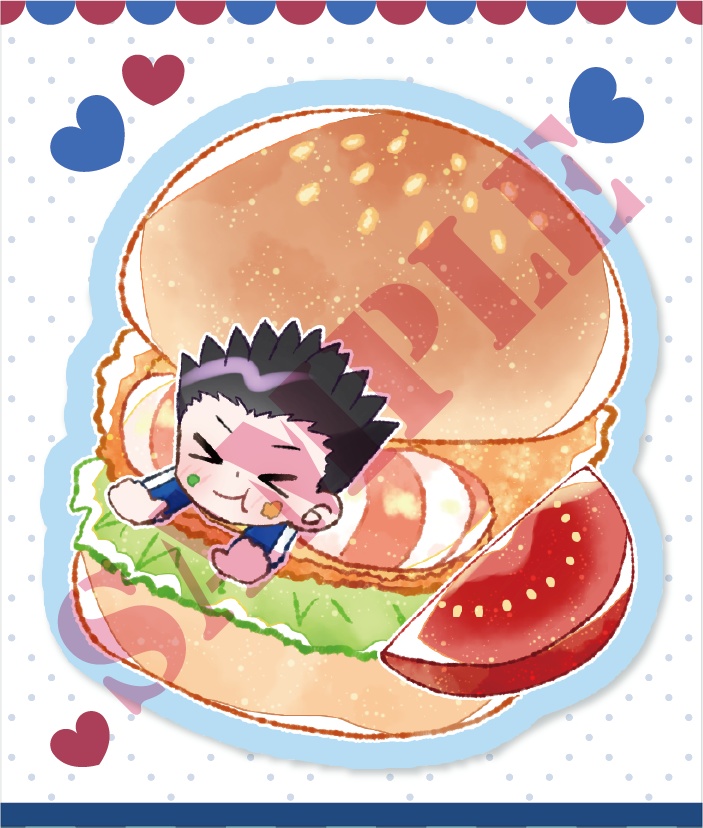 喫茶店×プリンス ハーフカットシール