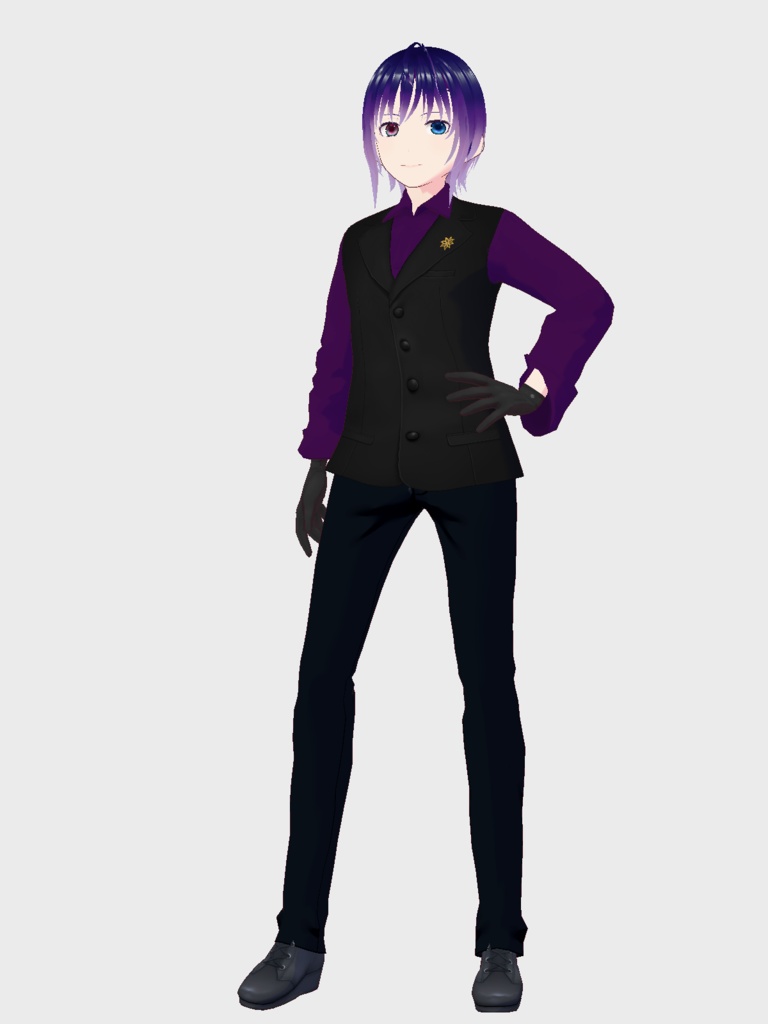 【創作キャラクター】ルイ-ベスト VRM/VRoid