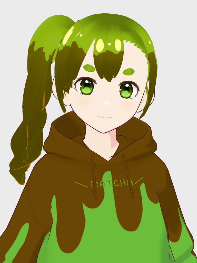 【創作キャラクター】宇治摩茶乃　VRM/VRoid