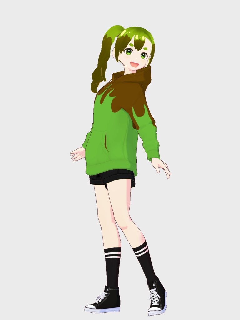 【創作キャラクター】宇治摩茶乃 VRM/VRoid