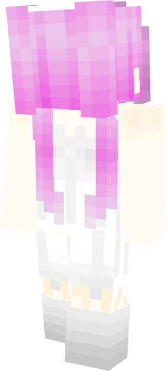 マインクラフトスキン 桜モチーフツインテールの女の子