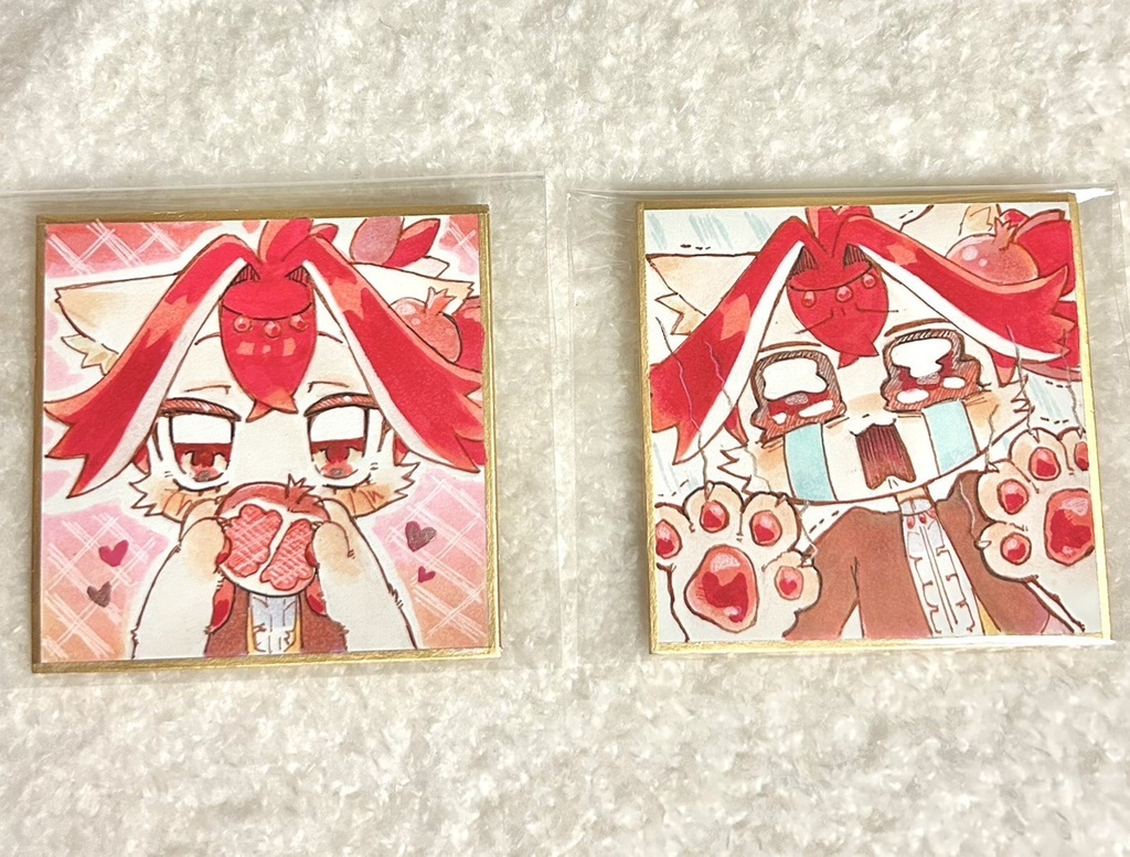 【委託販売】ざくろちゃん豆色紙